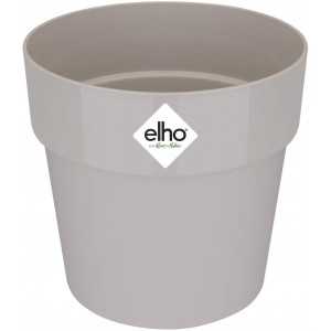 Elho B.for Original Round Mini Flower Pot, Warm Grey, 11 cm