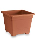 Pot carré 45cm terre cuite