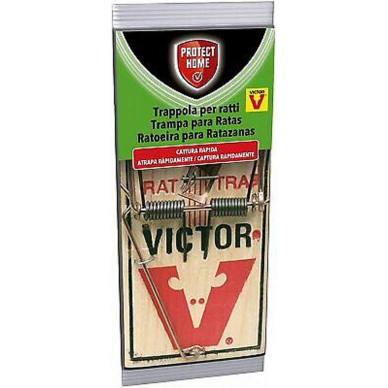 Mosquetón para ratas de madera con resorte - Victor Mosquetón para ratas de madera con resorte - Victor