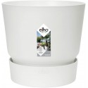 Elho Greenville Round Vase, Green, 25 CM