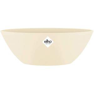 Elho Brussels Oval Vaso, Beige, 36 CM