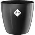 Elho Brussels Diamond Round 30 - Vaso da fiori - Oyster Pearl - Interno - Ø 29,4 x H 27, 30 CM
