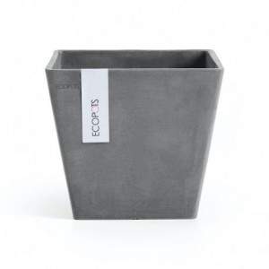 Ecopots Rotterdam Gray Vase 20cm