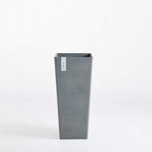 Tall Vase Ecopots Rotterdam - Gray h 70cm