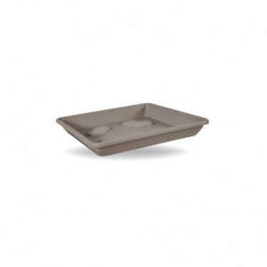 Veca Square Tray 25cm - Havana