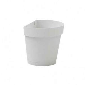 Cleo wall vase ø 25 cm. White