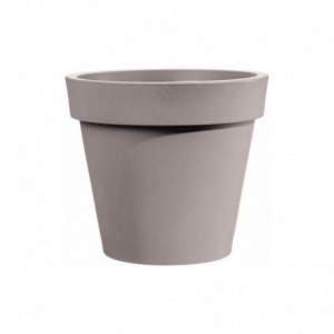 Pot rond facile ø 35 cm. Taupe