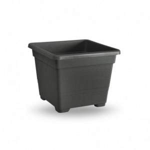 Veca Square Pot 22 cm. - Anthracite