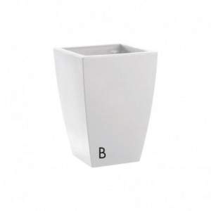 Logos vase 40 cm. White