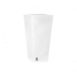 Vase Eros 38 cm. blanc