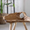 Assento de madeira de teca