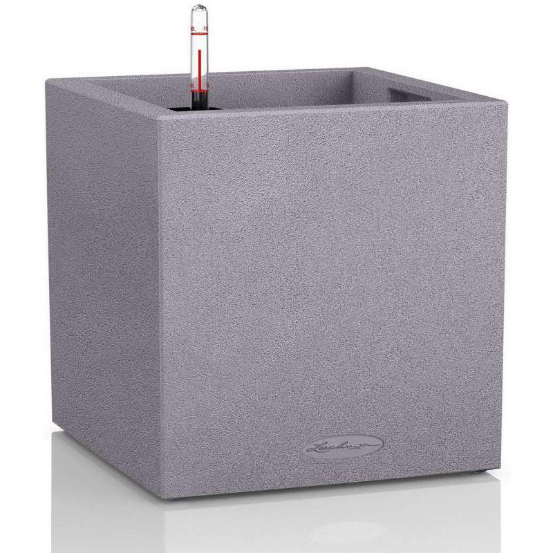 Lechuza CANTO Stone low 30, steingrau, hochwertiger Kunststoff, inkl. Bewässerungssystem, abnehmbare Pflanzenabdeckung Lechuza CANTO Stone low 30, steingrau, hochwertiger Kunststoff, inkl. Bewässerungssystem, abnehmbare Pflanzenabdeckung