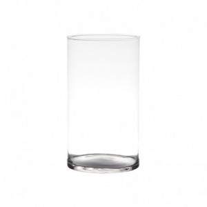 Glass Cylinder Vase H25 D14