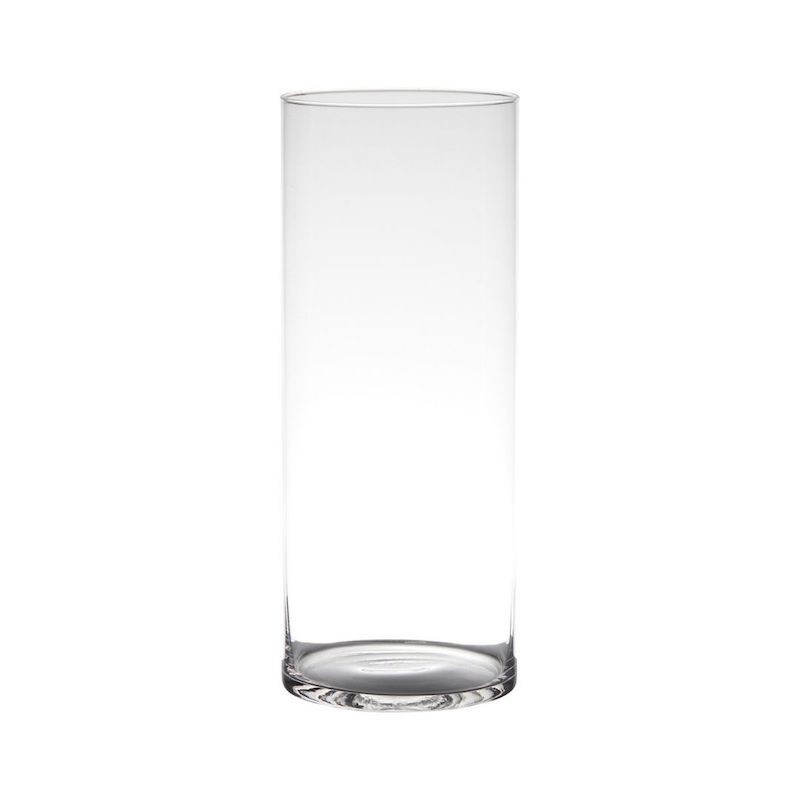 Glass Cylinder Vase H35 D14