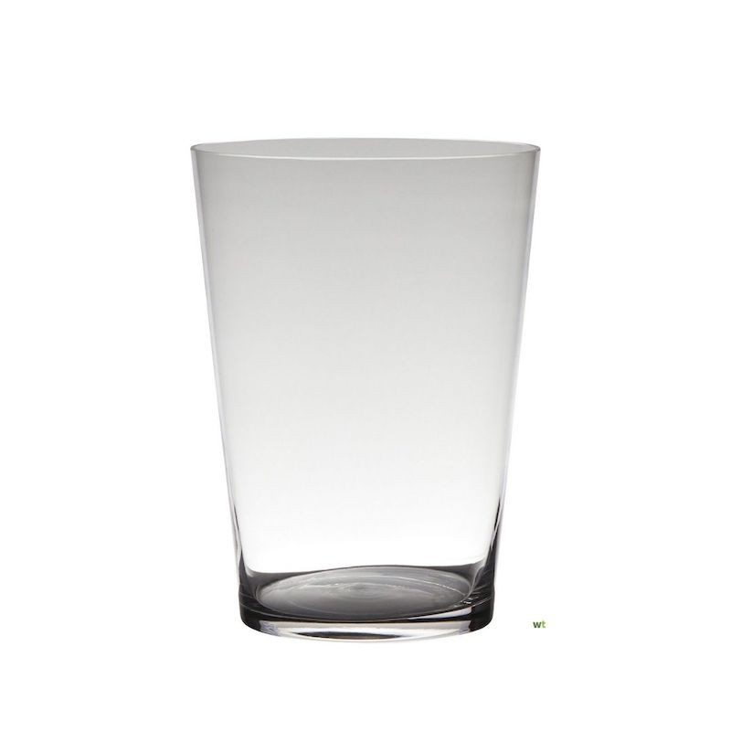 Konische Glasvase H30 D22 Konische Glasvase H30 D22
