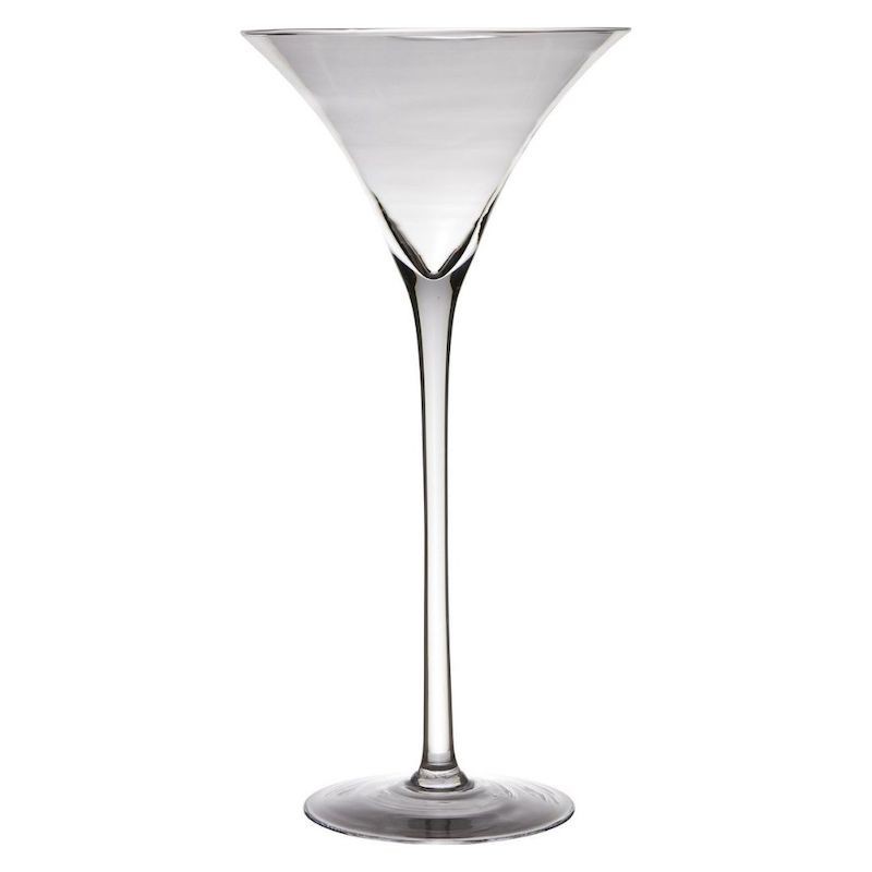 Vase en verre Martini H40...