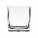 Glass Vase Cube 18x18x18 cm