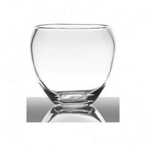 Glass Vase Shane Clear H19 D18