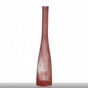 Glass Vase Red 54 cm. High