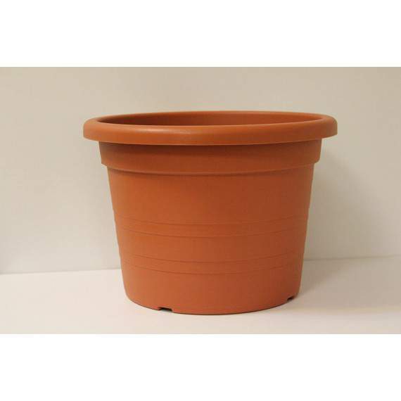 Veca vaso Cilindro 30 XH 21 cm color: terracota