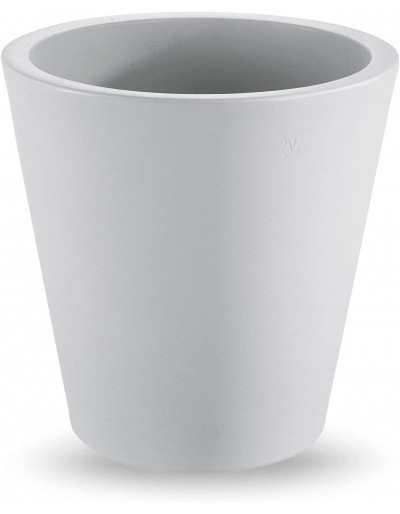 VECA SIGNLE 35 CM WHITE VASE