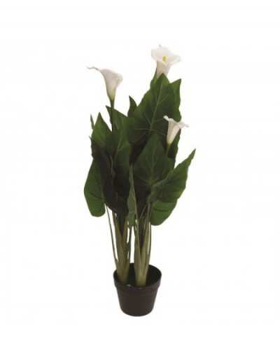 Pot with Artificial Lilly