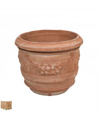 Festooned Barrel Vase 30 cm