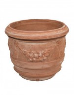 Festooned Barrel Vase 50 cm