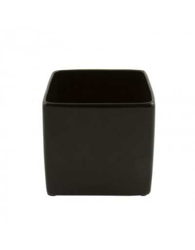 Basic Matt Cube Planter 14 cm Black