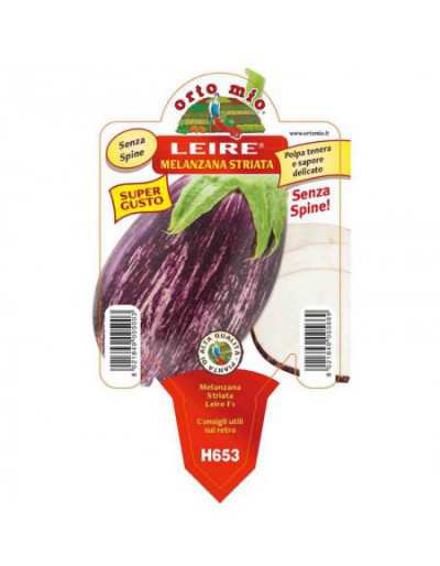 Leire Striped Aubergine...