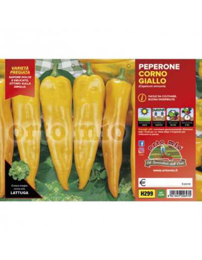 Yellow Horn Pepper Plants...