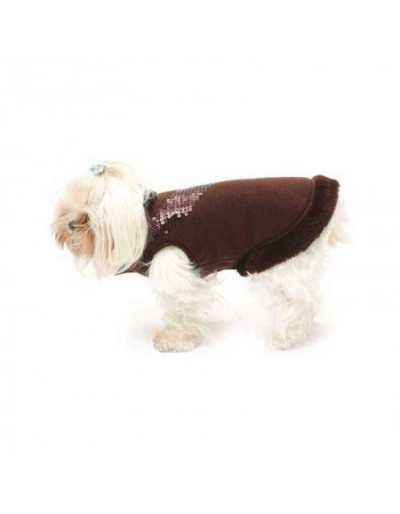 Sequins Padded Coat 25 cm