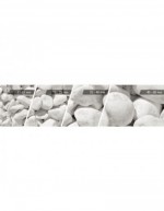 White Carrara pebbles 40-60 mm
