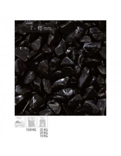 Ebony Black Pebbles 7-15 mm