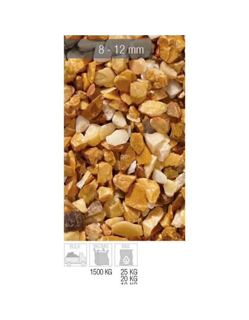 Siena yellow granulate 8-12 mm Siena yellow granulate 8-12 mm