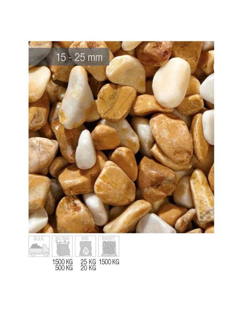 Siena yellow pebbles 15-25 mm