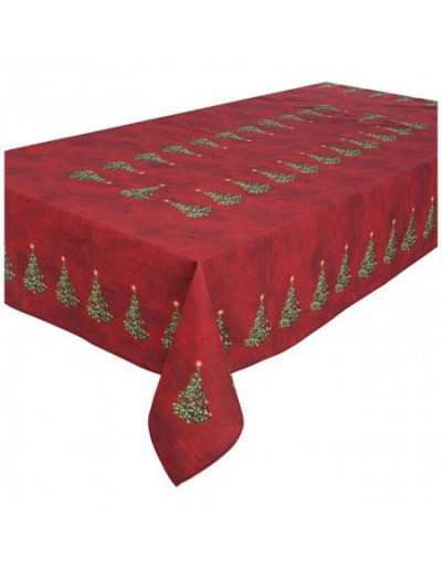 Xmas Tree Red tablecloth...