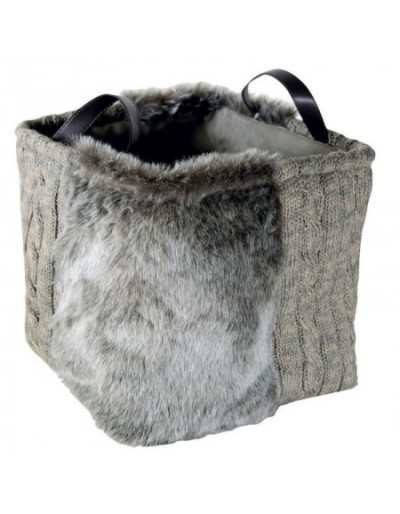 Gray Mesh Fabric Basket...
