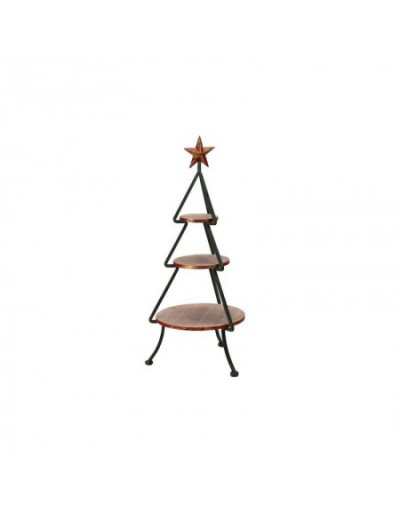 Wooden and metal display in...