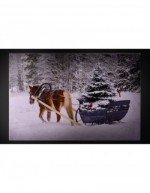 Caballo con panel LED de...