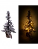 LED verde Snowy Tree con...