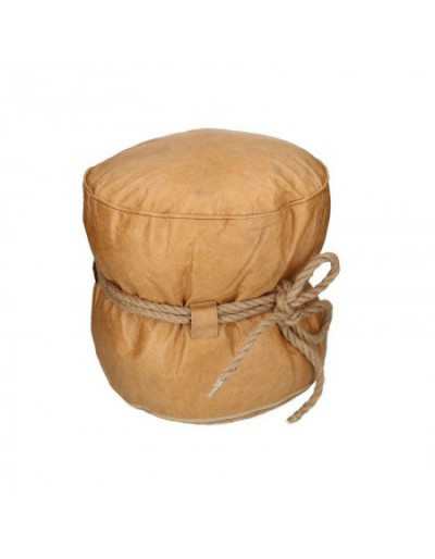 Round Sand Cellulose Pouf...