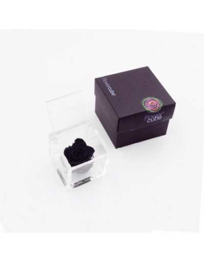 Flowercube 12 x 12 Black Stabilized Rose