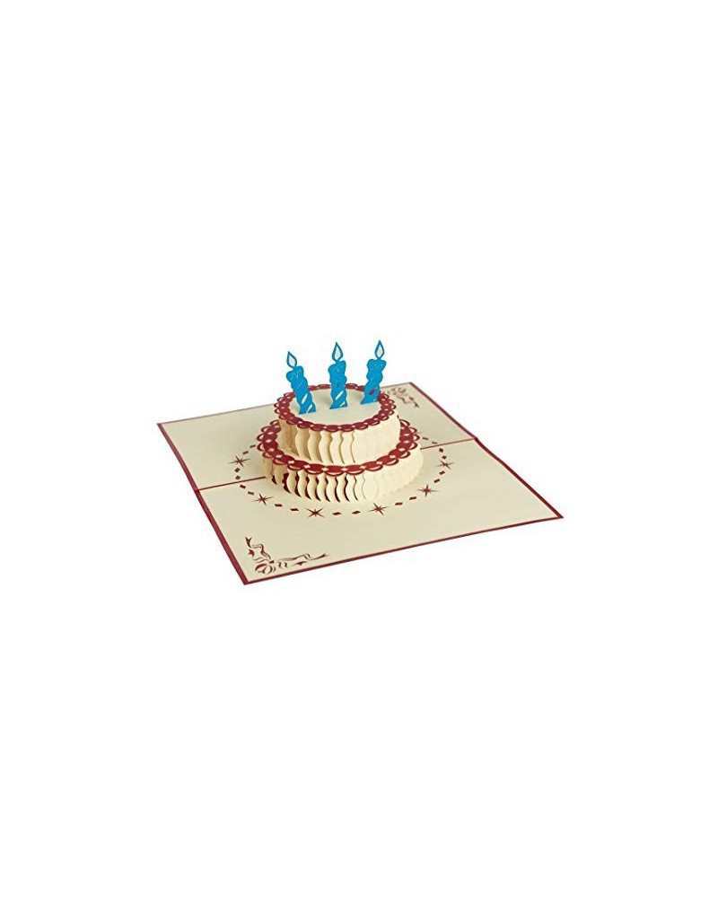 Biglietto di Auguri Origamo Torta Buon Compleanno