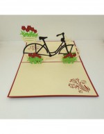 Origamo Bicycle Greeting Card