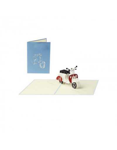 Origamo Vespa Greeting Card