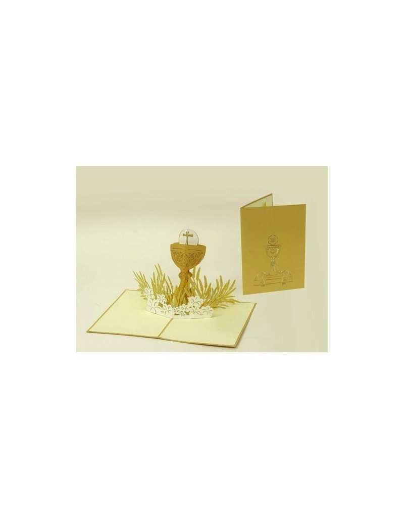 Greeting Card Origamo Communion Chalice Greeting Card Origamo Communion Chalice