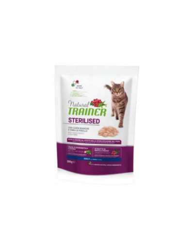 NATURAL CAT ADULT STERILIZED WITH MEAT 300GR