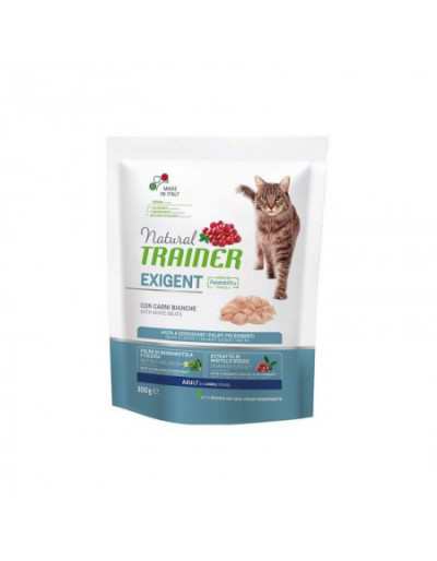 NATURAL CAT EXIGENT WITH WHITE MEAT 300GR