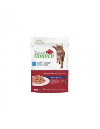 Chunks in Sauce for Cat Natural Trainer Adult with Tuna 85 gr